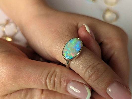 Buy Opal Rings online at best prices