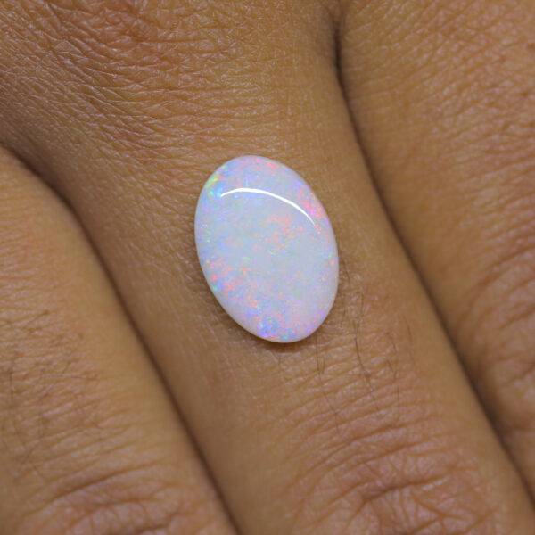 Natural White Australian Fire Opal - 3.20 Carat