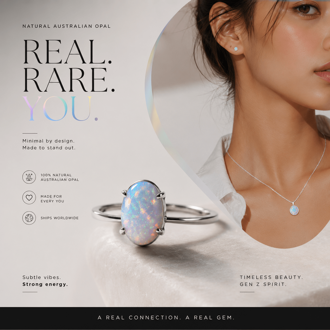 Natural Australian Opal Jewelry